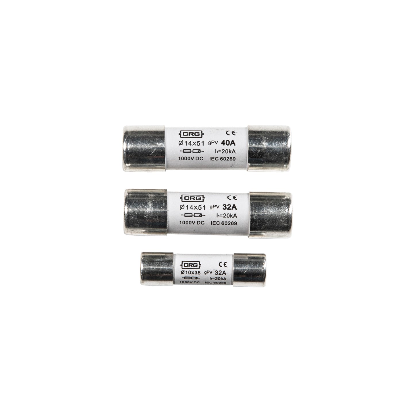 gPV 1000V 10x38 Cylindrical 1-32A